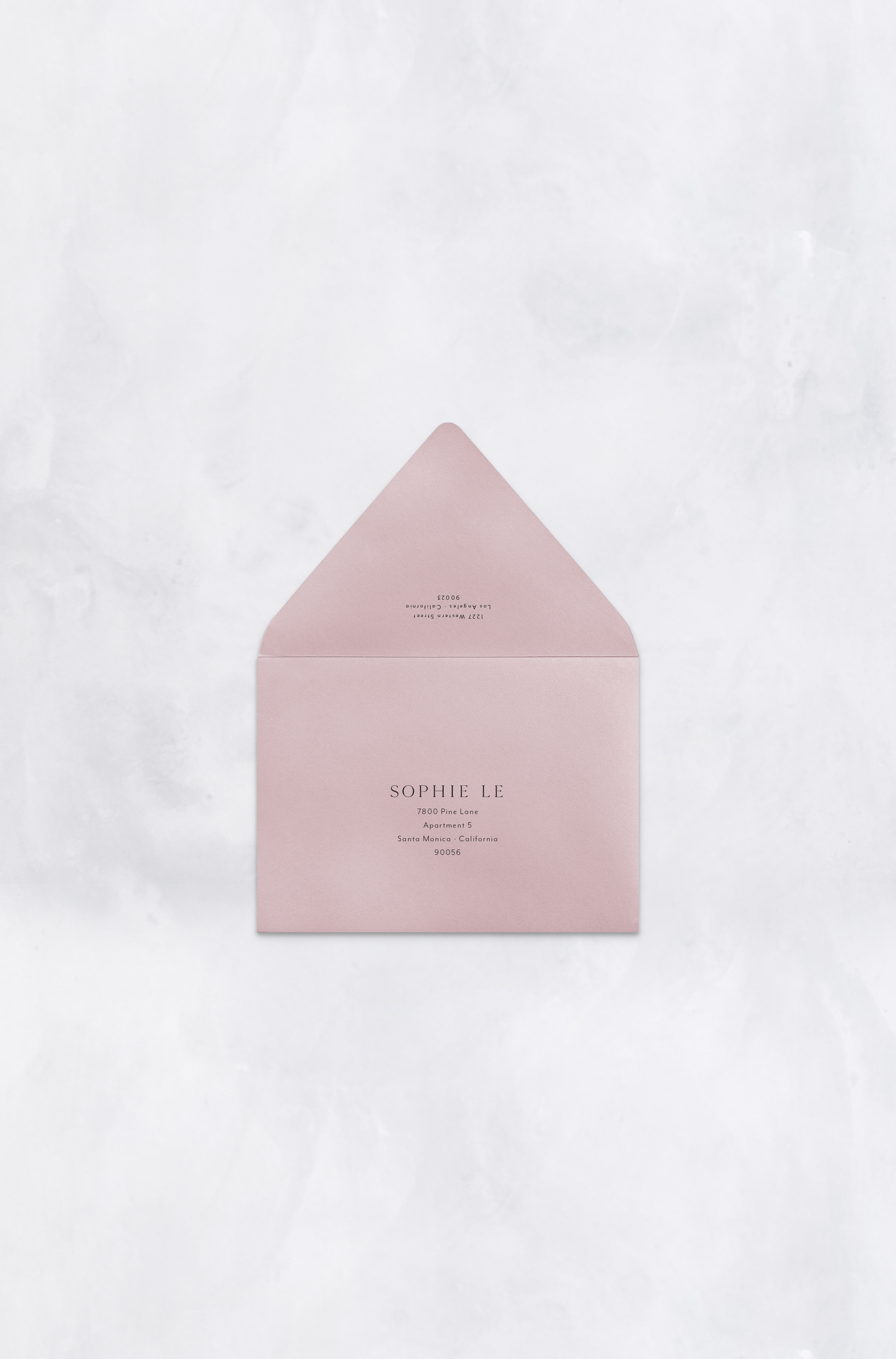 Delicate Birds and Garden Printed Delivery Addresses