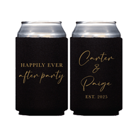 Happily Ever After Party Wedding Reception Can Coolers