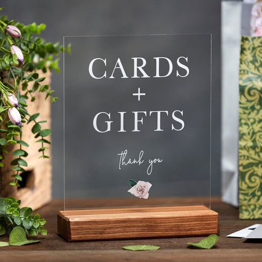 Cards & Gifts | Acrylic Boho Wedding Sign