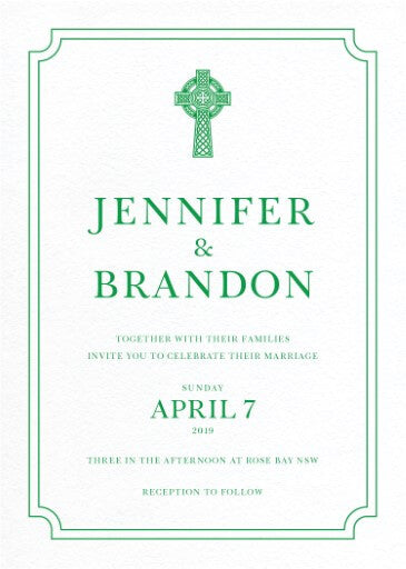 Grá Fíor Wedding Invitations by Inggrid H.