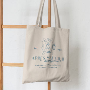 Champagne on Ice Après Ski Winter Bachelorette Tote Bag