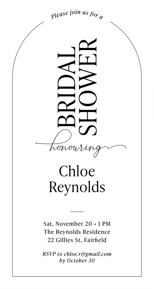 ChloeBridal Shower Invitation by Nicole C.