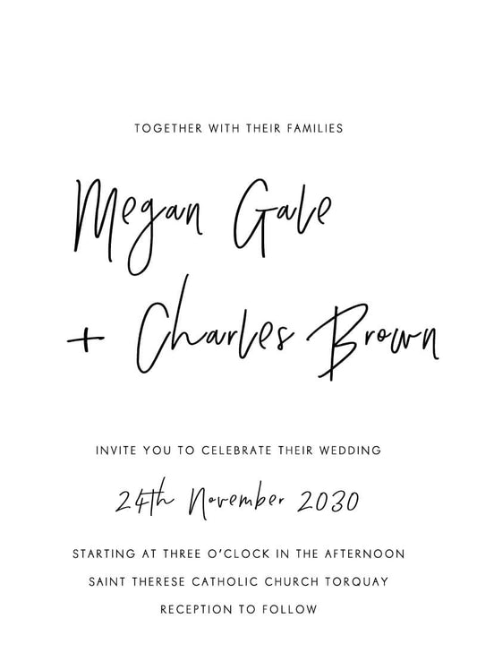 Clair De Lune Wedding Invitations by Stella M.