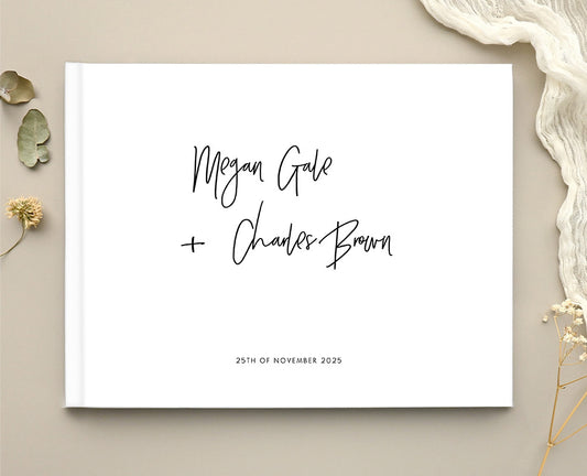 Clair De Lune Wedding Guest Book by Stella M.