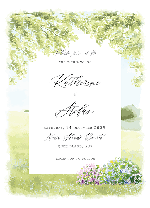 Classic Romance Wedding Invitations by Natya P.