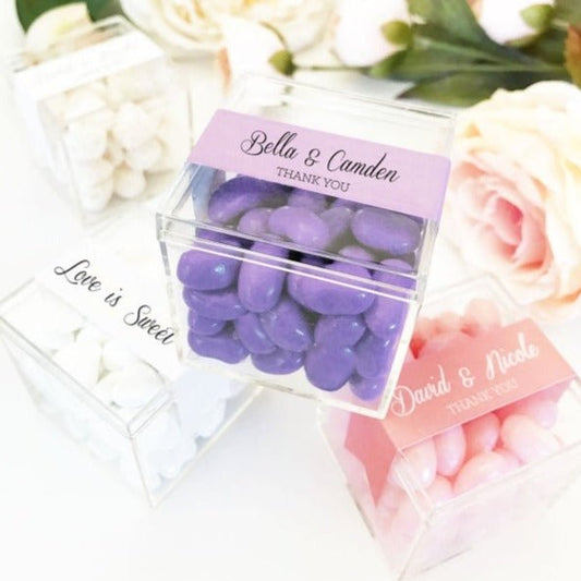 Clear Acrylic Favor Boxes