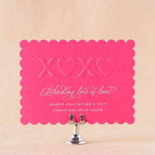 Colvin Valentine Wedding Invitation Suite