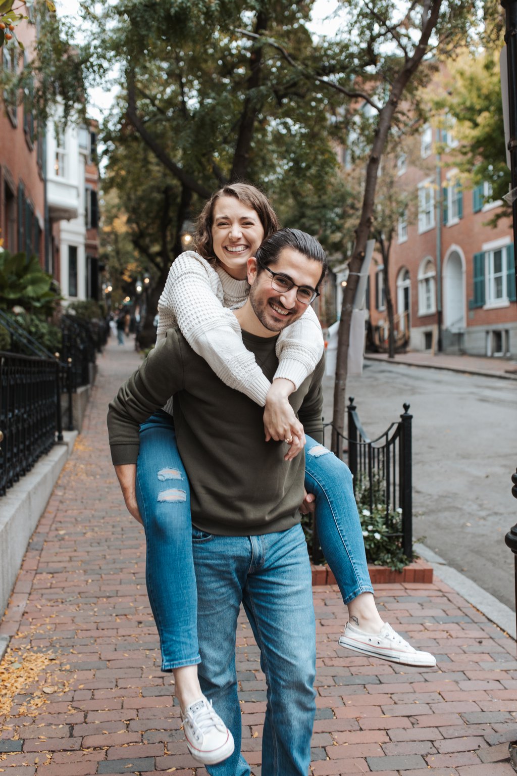 Cori in Boston: Proposal / Engagement Photography