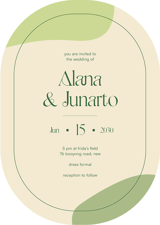 Countryside Wedding Invitations by Herdina P.