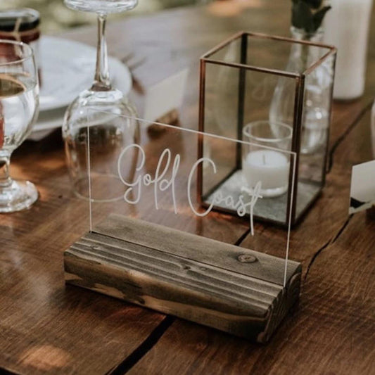 Custom Acrylic Table Numbers
