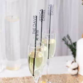 Clear Acrylic Wedding Table Sign - Welcome to Our Wedding