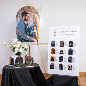 Custom Couple Photo Acrylic Sign Package CSP032