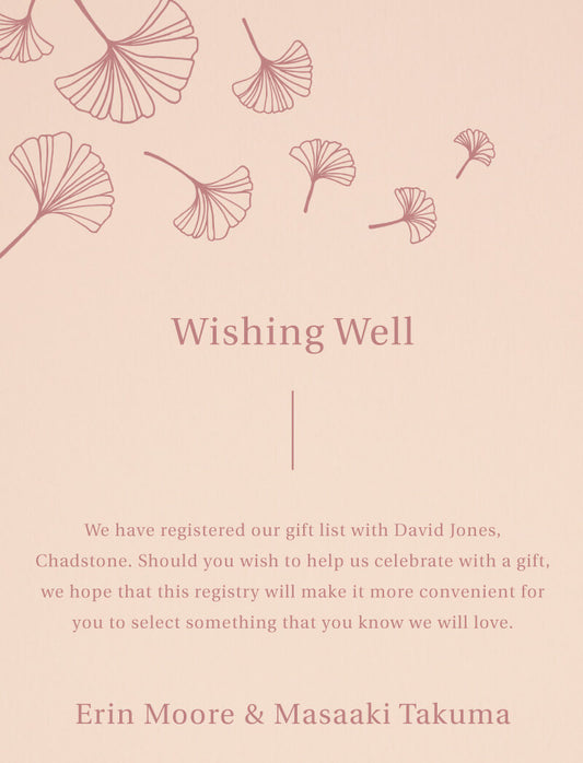 Dancing Ginkgo Wishing Well by Nicole C.