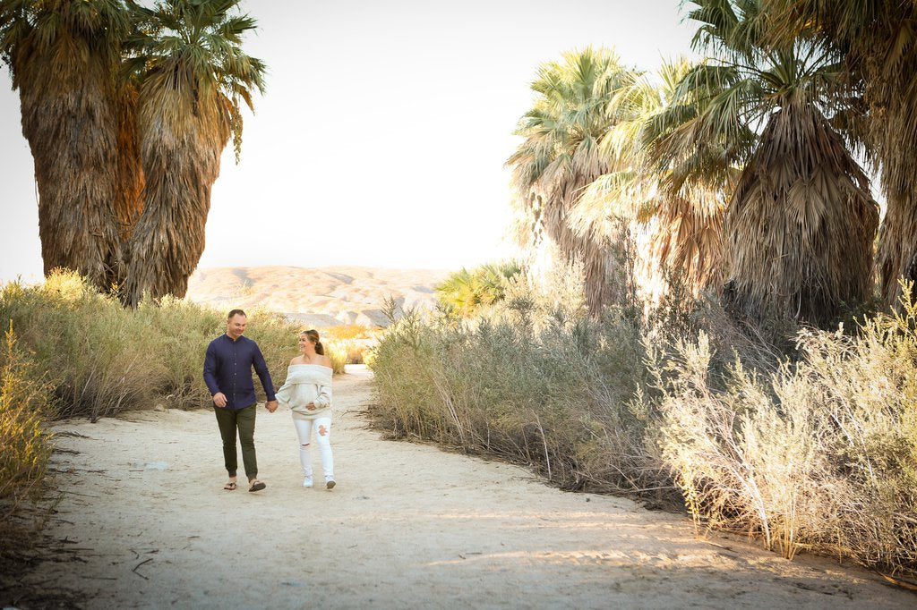 Daniel and Noi in Palm Springs: Proposal / Engagement Photography