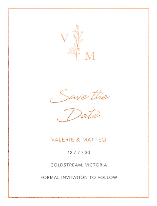 Dark Romance Save The Date Cards by Lisa P.