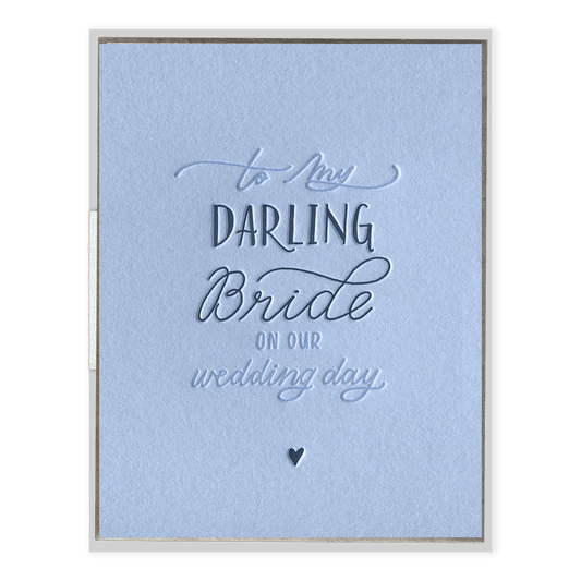 Darling Bride Wedding Card