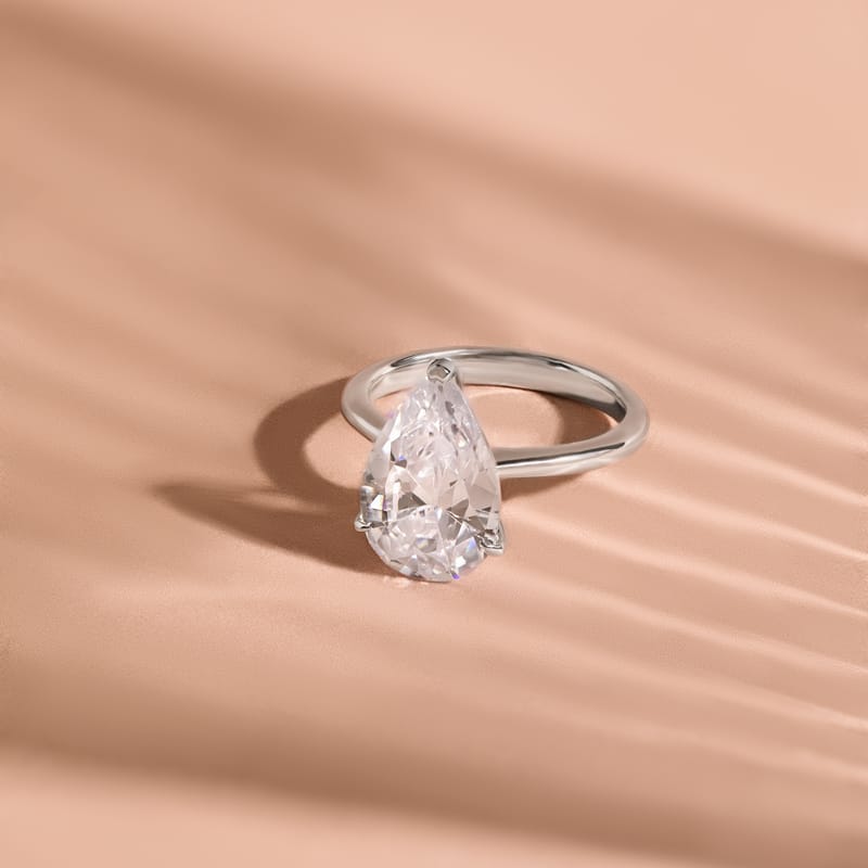 3 Prong Pear Ring