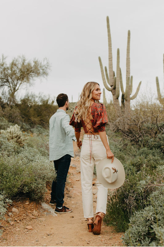 Debra and Zach in Scottsdale: Proposal / Engagement Photography