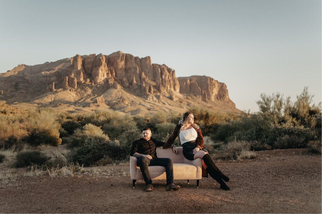 Debra and Zach in Phoenix: Proposal / Engagement Photography