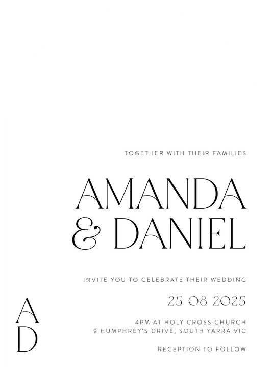 Delicate Luxe Wedding Invitations by Erningdyah R.