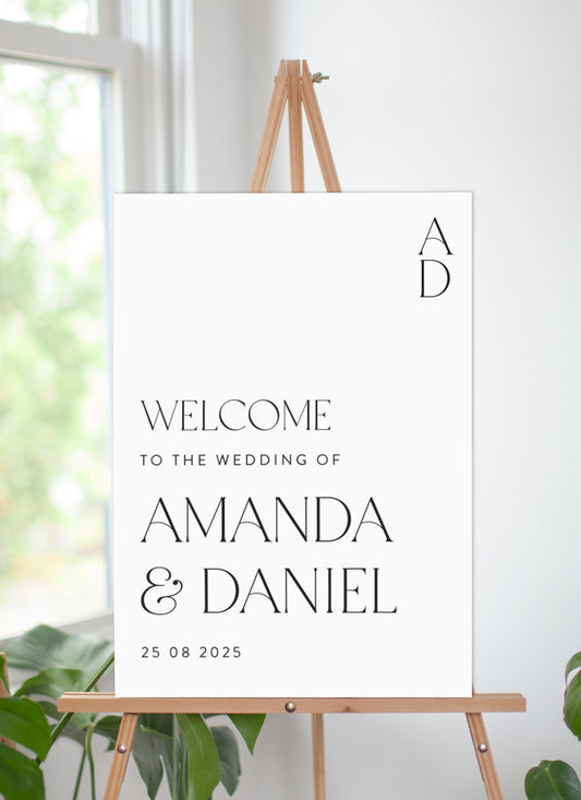 Delicate Luxe Wedding Sign by Erningdyah R.