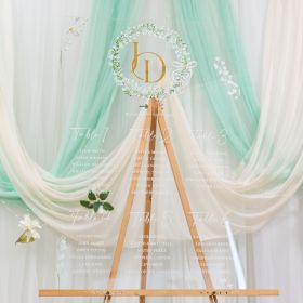 Clear Acrylic Wedding Table Sign - Welcome to Our Wedding