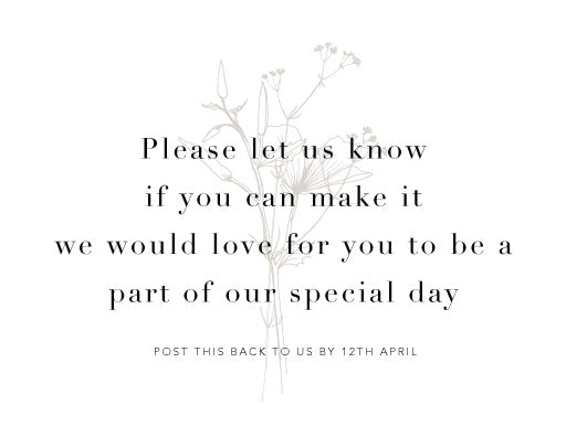 Delilah RSVP Cards by Shab M.