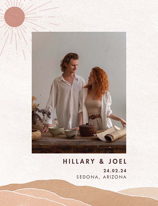 Desert Daydream Save The Date Cards by Joy
