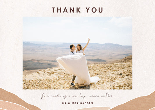 Desert Daydream Thank You Card by Joy