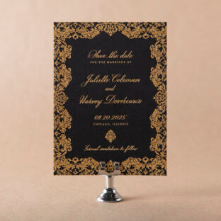 Devereaux save the date Wedding Invitation Suite