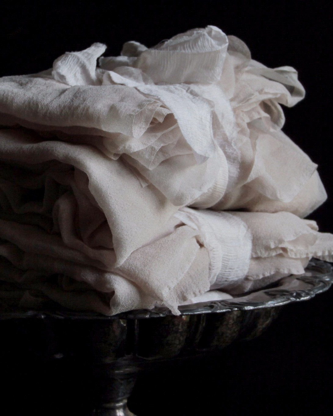 Dove {Sheer Silk Runner}