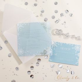 Clear Acrylic Wedding Table Sign - Welcome to Our Wedding