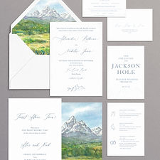 Married in Moran Wedding Invitation