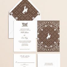 Kick Up Your Heels Wedding Invitation