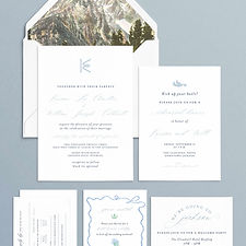 Glamour Beneath the Grand Wedding Invitation