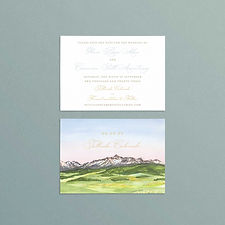 Tied in Telluride Save The Date Card
