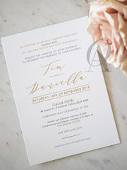Tim & Daniella Invitation