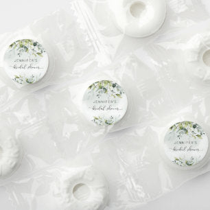 Elegant eucalyptus foliage bridal shower life saver® mints