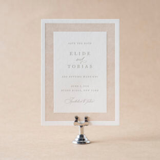 Elide Save the Date Wedding Invitation Suite