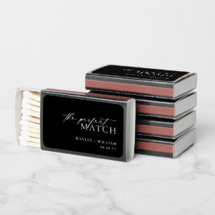 Ellesmere Wedding The Perfect Match Favor Matchbox