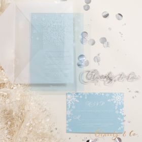 Clear Acrylic Wedding Table Sign - Welcome to Our Wedding