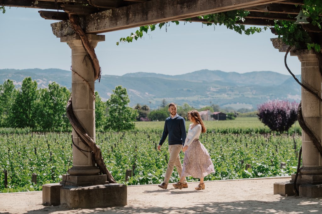 Enea in Napa-Sonoma: Proposal / Engagement Photography
