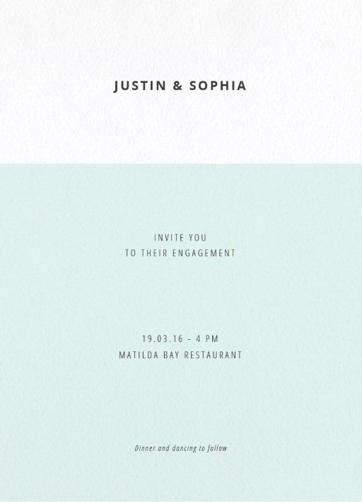 Neapolitan Icecream Engagement Invitations by Inggrid H.