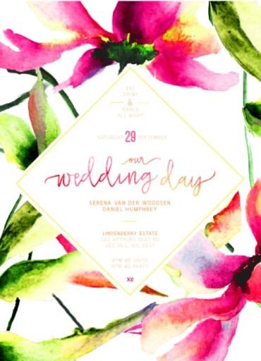 Party Like Serena Engagement Invitations by Patrizia T.