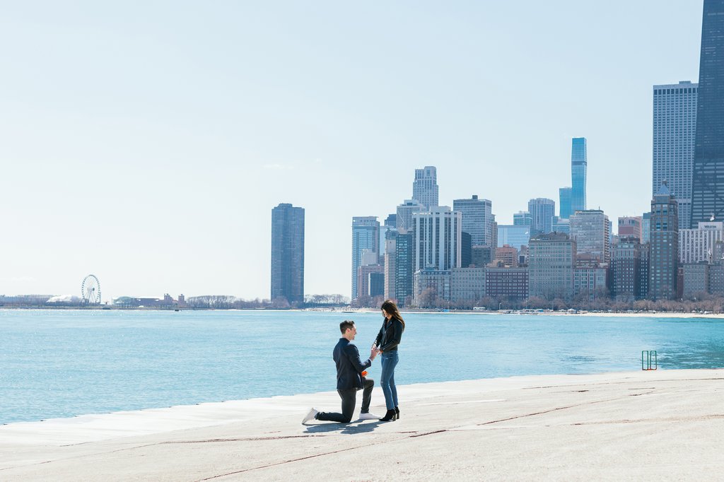 Erica in Chicago: Proposal / Engagement Photography
