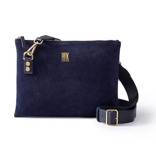 Essential Suede Zipper Crossbody