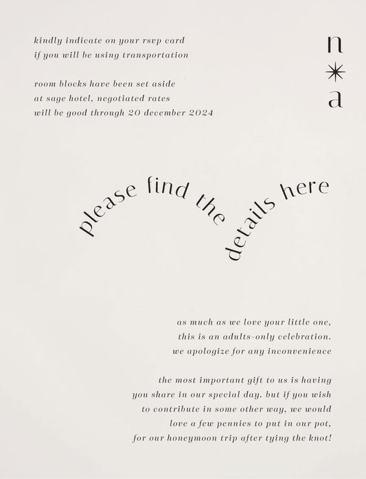 Eternal Information Card by Inggrid H.