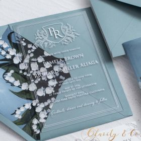 Clear Acrylic Wedding Table Sign - Welcome to Our Wedding