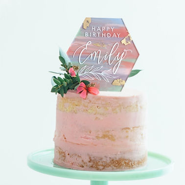 Custom Birthday Cake Topper
