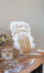 Let's Get This Party Poppin' Acrylic Sign | Popcorn Bar Sign